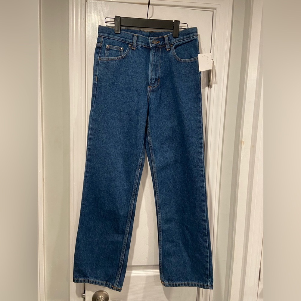 NWT Rugged Bear Girls Size 14 Cotton Denim Straight Leg Classic Jeans
